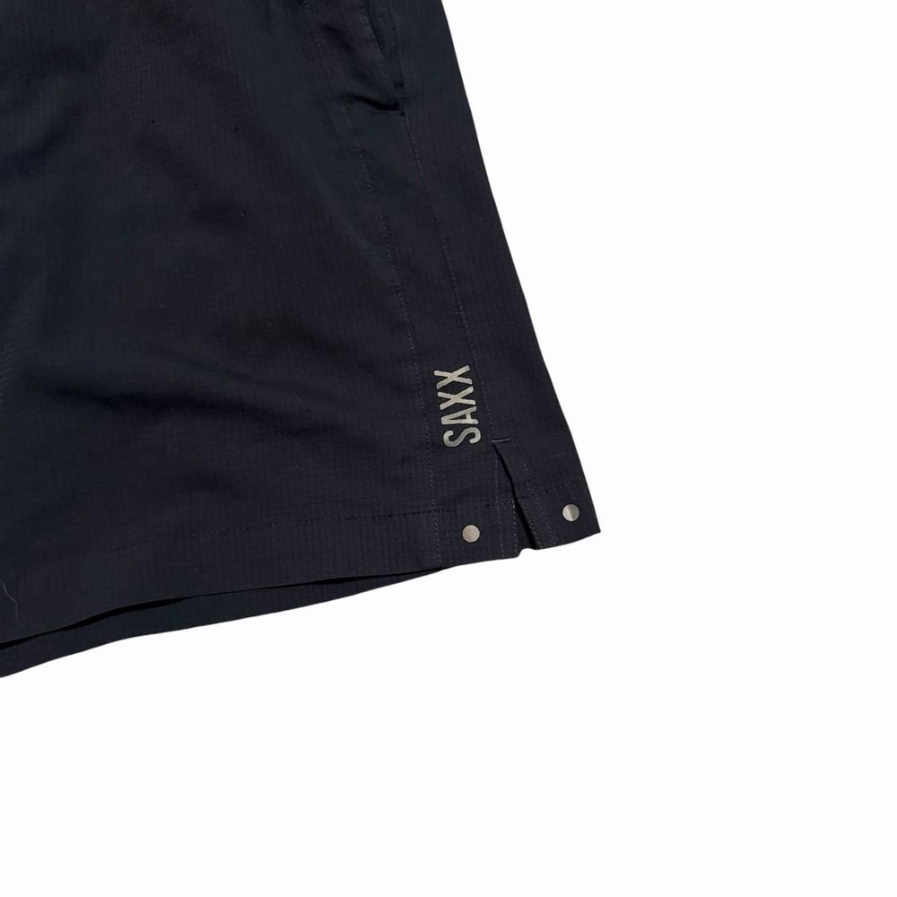 Saxx Kinetic 2N1 Running Shorts Black Ballpark Pouch Men's Size S - Picture 3 of 7